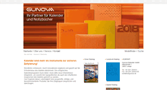 Desktop Screenshot of gunova.de